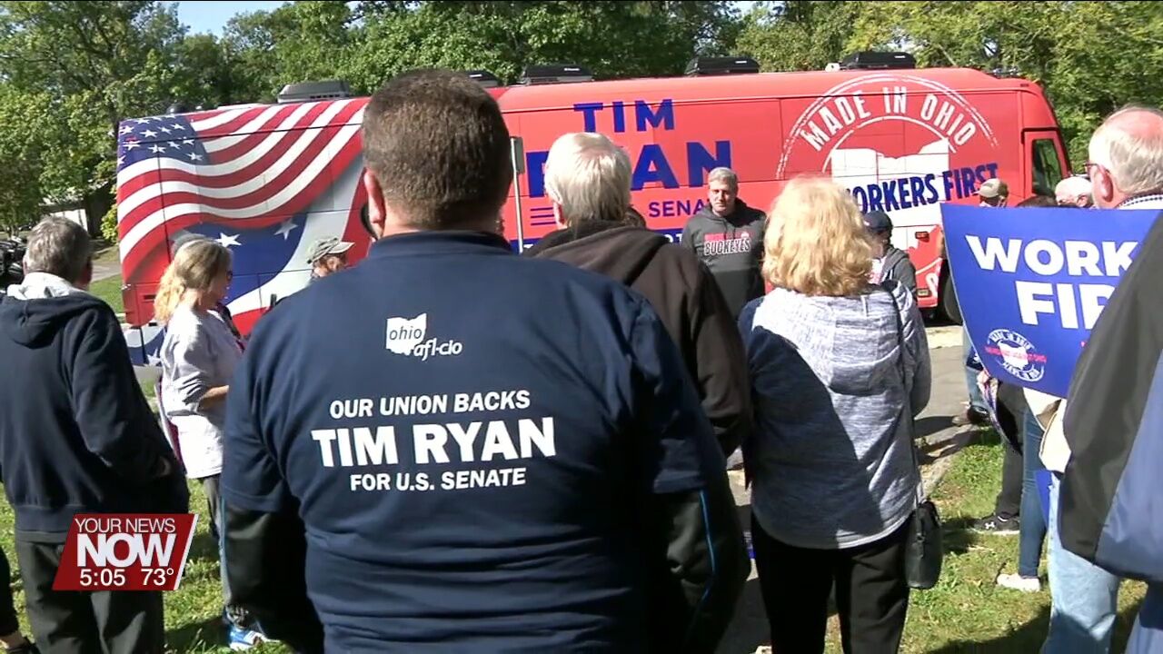 Democratic Senate candidate Tim Ryan connects with Lima voters
